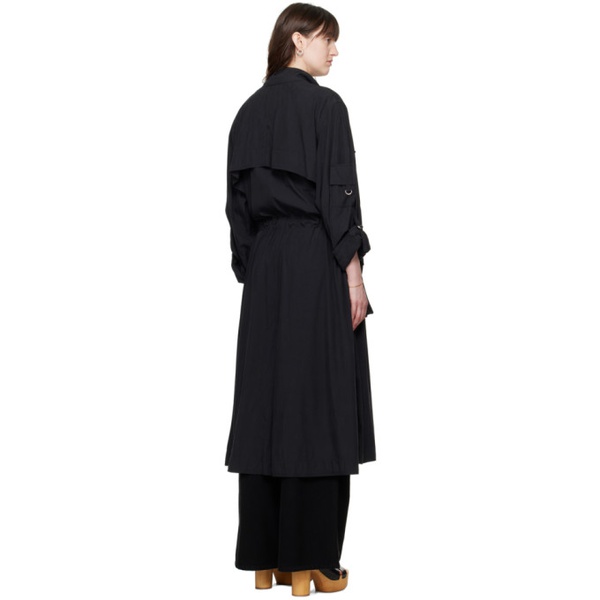 이자벨마랑 이자벨마랑 Isabel Marant Black Garance Trench Coat 241600F059001