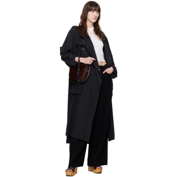 이자벨마랑 이자벨마랑 Isabel Marant Black Garance Trench Coat 241600F059001