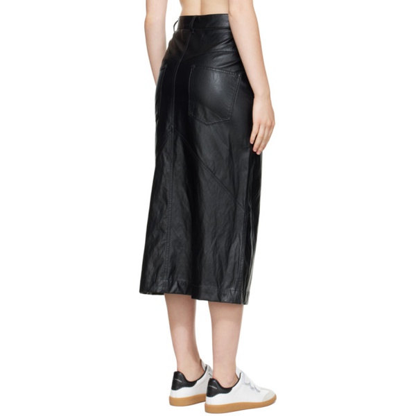 이자벨마랑 이자벨 마랑 에뚜왈 이자벨마랑 Isabel Marant Etoile Black Cecilia Midi Skirt 222599F092000