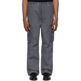 Izzue Gray Garment-Dyed Cargo Pants 242284M188000