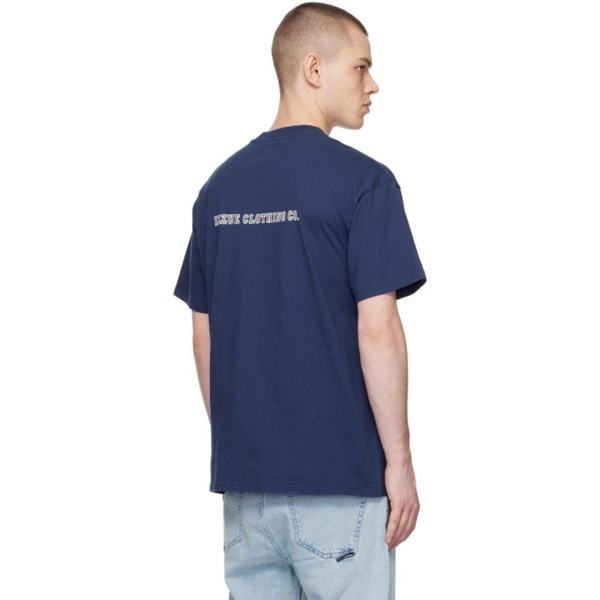  Izzue Blue Crewneck T-Shirt 231284M213004