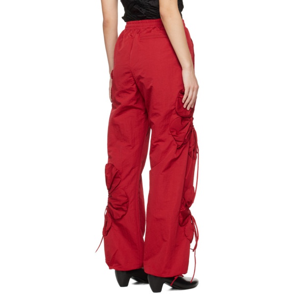  J.Kim Red Flower Lounge Pants 241023F086004
