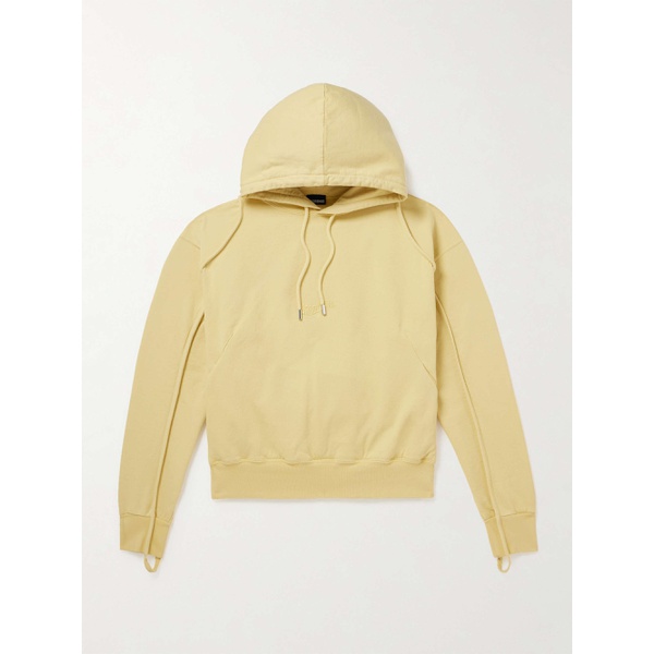  자크뮈스 JACQUEMUS Camargue Logo-Embroidered Organic Cotton-Jersey Hoodie 1647597328675720