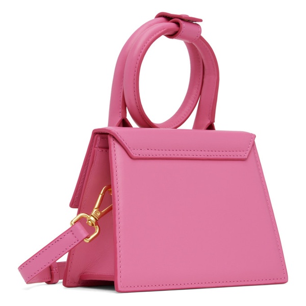  자크뮈스 JACQUEMUS Pink Le Papier Le Chiquito Noeud Bag 231553F048002