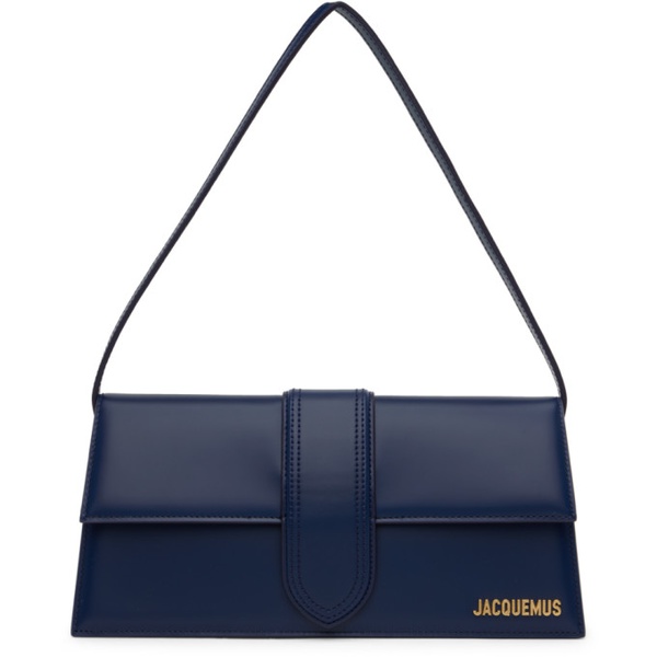  자크뮈스 JACQUEMUS Navy Le Raphia Le Bambino Long Bag 241553F044010