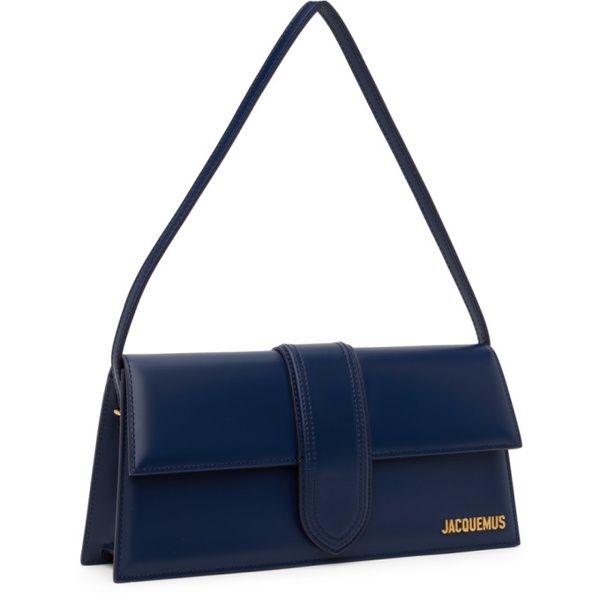  자크뮈스 JACQUEMUS Navy Le Raphia Le Bambino Long Bag 241553F044010