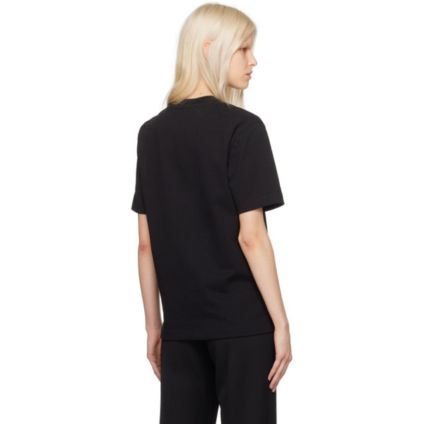  자크뮈스 JACQUEMUS Black Les Classiques Le T-Shirt Gros Grain T-Shirt 241553F110038