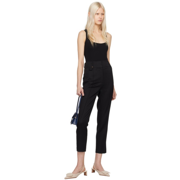  자크뮈스 JACQUEMUS Black Les Classiques Le Pantalon Court Trousers 241553F087017