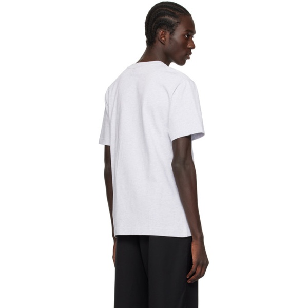  자크뮈스 JACQUEMUS Gray Les Classiques Le T-Shirt Gros Grain T-Shirt 241553M213007
