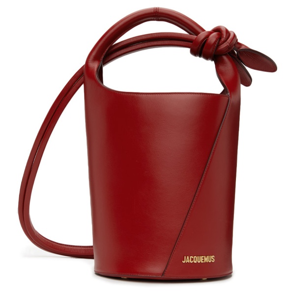  자크뮈스 JACQUEMUS Red Le petit Tourni Bag 241553F049003