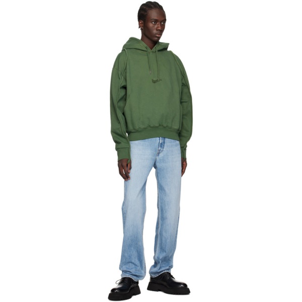 자크뮈스 JACQUEMUS Green Le sweatshirt Camargue Hoodie 241553M202011