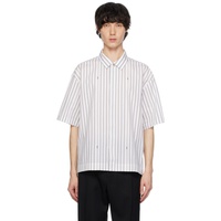 자크뮈스 JACQUEMUS White La chemise manches courte Shirt 241553M192012