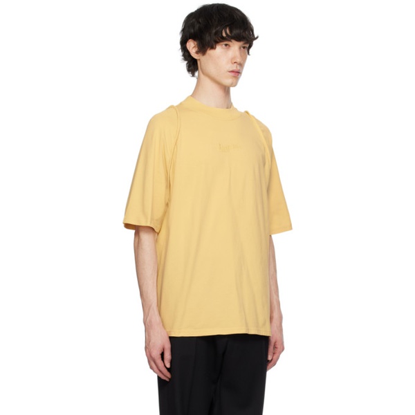  자크뮈스 JACQUEMUS Yellow Le t-shirt Camargue t-shirt 241553M213012