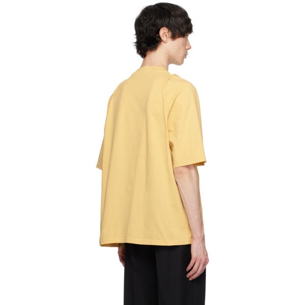  자크뮈스 JACQUEMUS Yellow Le t-shirt Camargue t-shirt 241553M213012