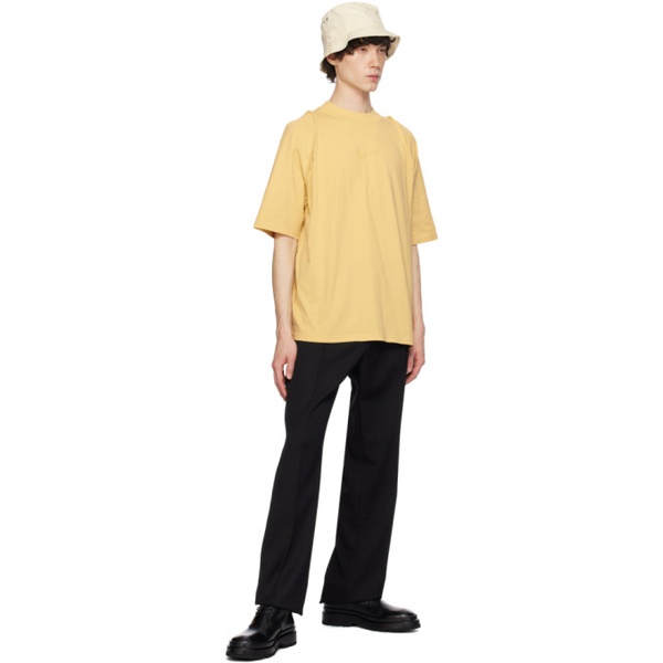  자크뮈스 JACQUEMUS Yellow Le t-shirt Camargue t-shirt 241553M213012