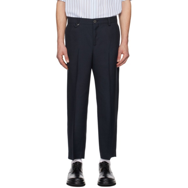  자크뮈스 JACQUEMUS Navy Le pantalon Cabri Trousers 241553M191005