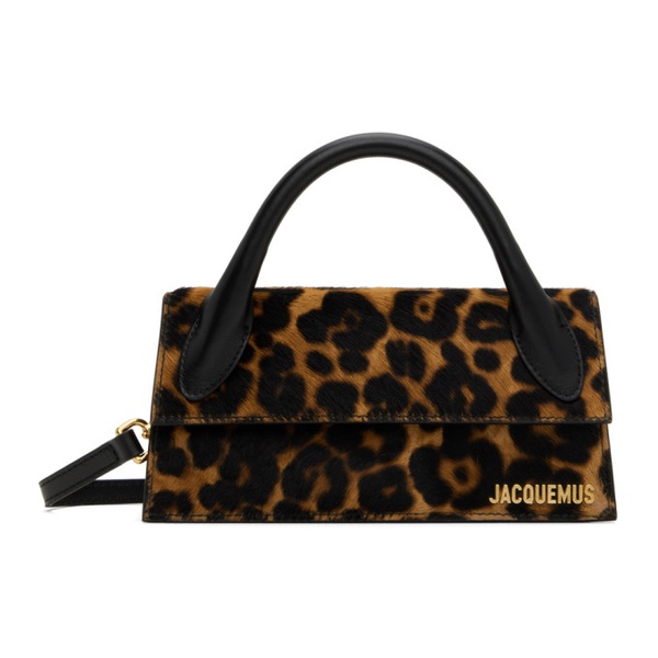  자크뮈스 JACQUEMUS Black & Brown Le Chiquito long Bag 241553F048120