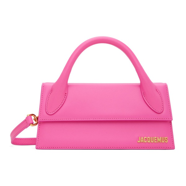  자크뮈스 JACQUEMUS Pink Les Classiques Le Chiquito long Bag 241553F048099