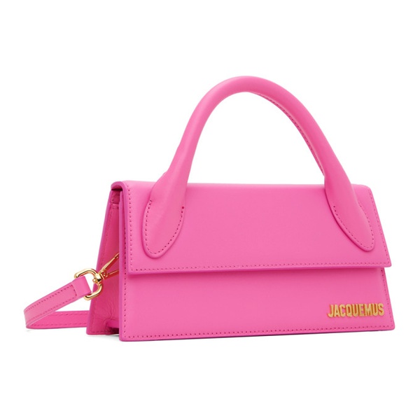  자크뮈스 JACQUEMUS Pink Les Classiques Le Chiquito long Bag 241553F048099