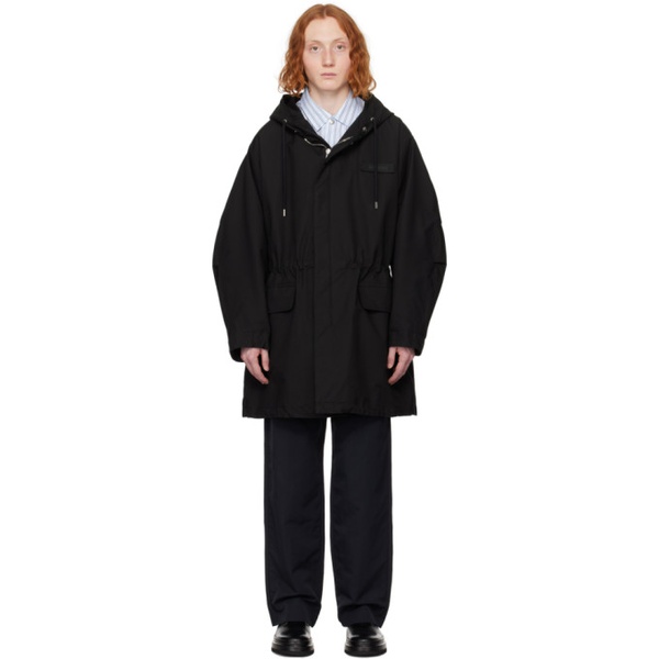  자크뮈스 JACQUEMUS Black Les Sculptures La parka Marrone Coat 241553M180000