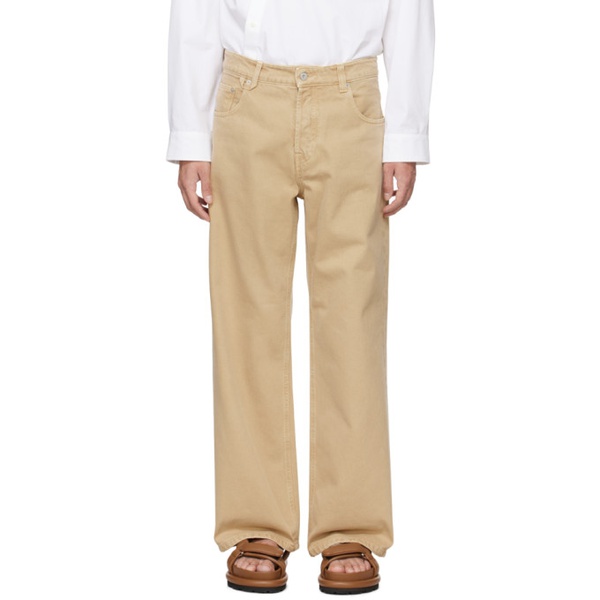  자크뮈스 JACQUEMUS Beige Les Classiques Le de-Nimes Large Jeans 241553M186008