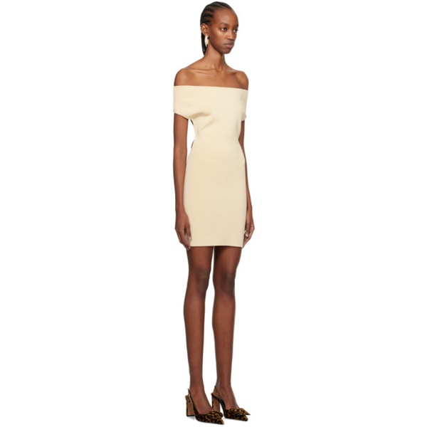  자크뮈스 JACQUEMUS Beige Les Sculptures La robe Cubista Minidress 241553F052037