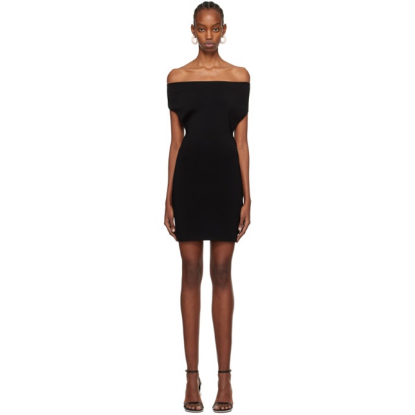  자크뮈스 JACQUEMUS Black Les Sculptures La robe Cubista Minidress 241553F052036