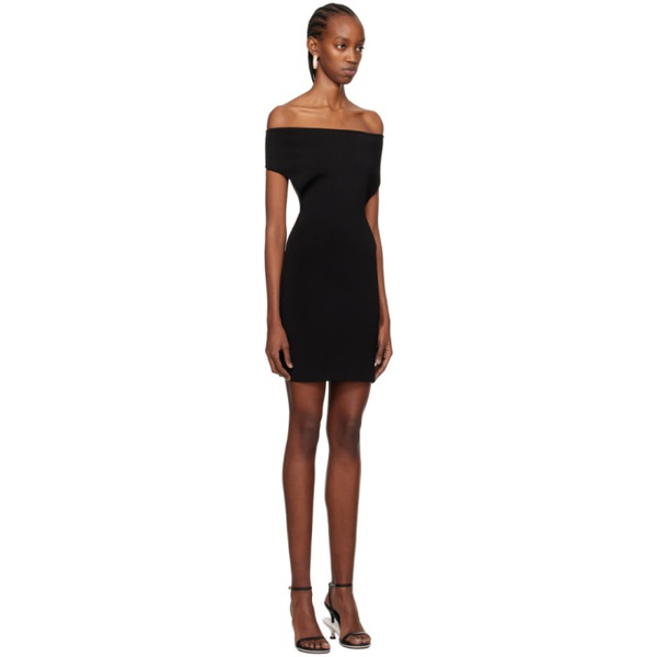  자크뮈스 JACQUEMUS Black Les Sculptures La robe Cubista Minidress 241553F052036