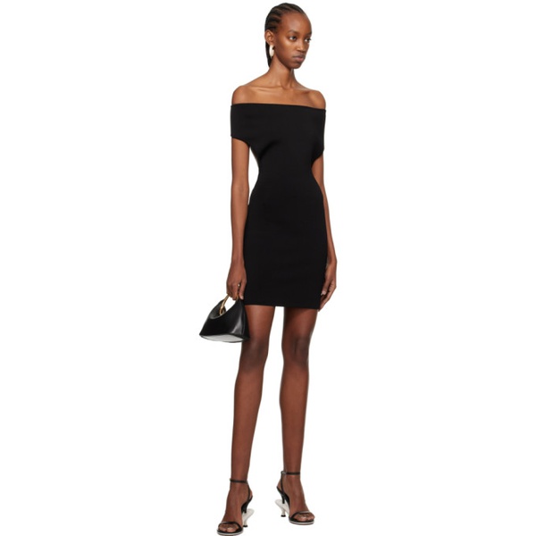  자크뮈스 JACQUEMUS Black Les Sculptures La robe Cubista Minidress 241553F052036