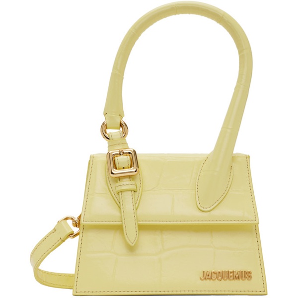  자크뮈스 JACQUEMUS Yellow Le Chiquito moyen boucle Bag 241553F048073