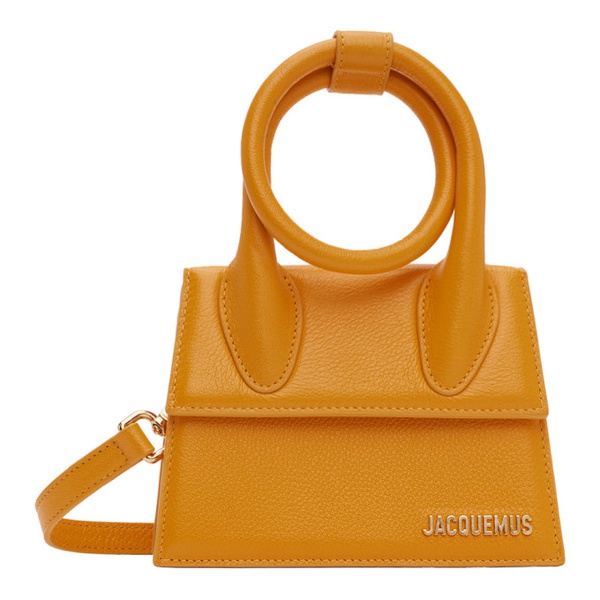  자크뮈스 JACQUEMUS Orange Le Chiquito Noeud Bag 241553F048082