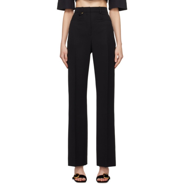  자크뮈스 JACQUEMUS Black Les Classiques Le Pantalon Sauge Trousers 241553F087009