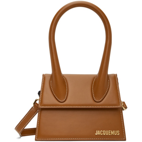  자크뮈스 JACQUEMUS Tan Les Classiques Le Chiquito moyen Bag 241553F048065