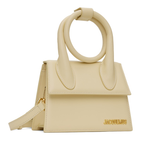  자크뮈스 JACQUEMUS 오프화이트 Off-White Les Classiques Le Chiquito Noeud Bag 241553F048078