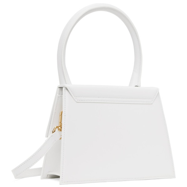  자크뮈스 JACQUEMUS White Les Classiques Le grand Chiquito Bag 241553F048108