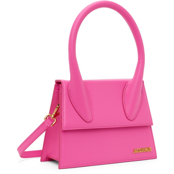  자크뮈스 JACQUEMUS Pink Les Classiques Le Grand Chiquito Bag 241553F048112
