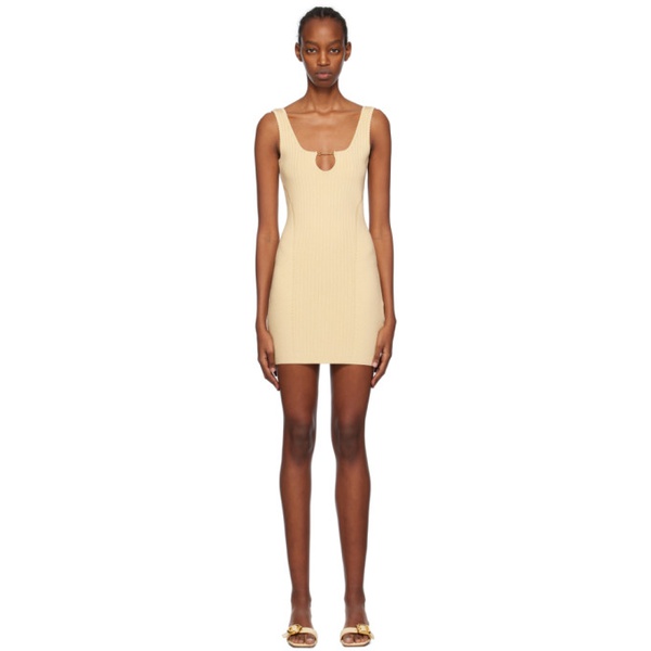  자크뮈스 JACQUEMUS Yellow Les Classiques La mini robe Sierra Minidress 241553F052027