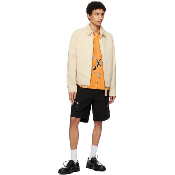  자크뮈스 JACQUEMUS Yellow Les Sculptures La chemise Melo Shirt 241553M192025