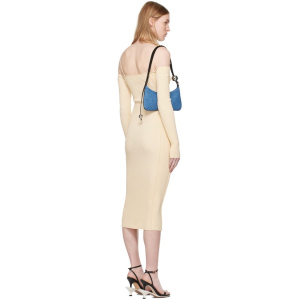  자크뮈스 JACQUEMUS Beige La robe Sierra Midi Dress 241553F054013