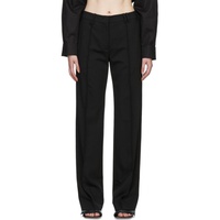 자크뮈스 JACQUEMUS Black Le Papier Le Pantalon Camargue Trousers 222553F087009