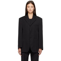 자크뮈스 JACQUEMUS Black Le Chouchou La Veste DHomme Blazer 232553F057012