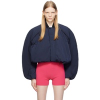 자크뮈스 JACQUEMUS Navy Le Chouchou Le Bomber Bahia Bomber Jacket 232553F058000