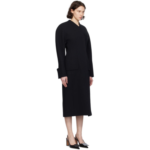  자크뮈스 JACQUEMUS Black Les Sculptures Le manteau Ovalo Coat 241553F059002