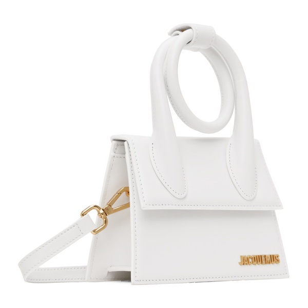  자크뮈스 JACQUEMUS White Le Chiquito Noeud Bag 232553F048044