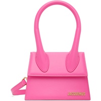 자크뮈스 JACQUEMUS Pink Le Papier Le Chiquito Moyen Bag 232553F048059