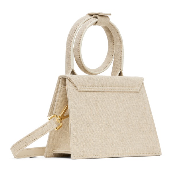  자크뮈스 JACQUEMUS Beige Le Papier Le Chiquito Noeud Bag 232553F048039