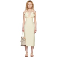 자크뮈스 JACQUEMUS 오프화이트 Off-White Le Raphia La Robe Bikini Midi Dress 231553F054004