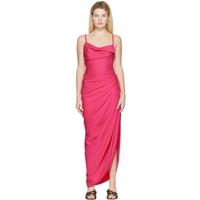 자크뮈스 JACQUEMUS Pink Le Papier La Robe Saudade Longue Maxi Dress 222553F055026