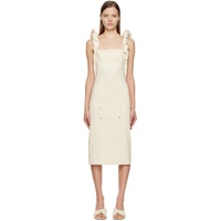 자크뮈스 JACQUEMUS 오프화이트 Off-White Le Papier La Robe Crema Maxi Dress 222553F055028