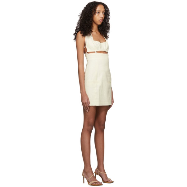  자크뮈스 JACQUEMUS 오프화이트 Off-White La Robe Limao Mini Dress 221553F052015